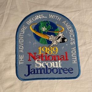 National Scout Jamboree 1989 Space Camp Jumbo Patch 7’ by 6’